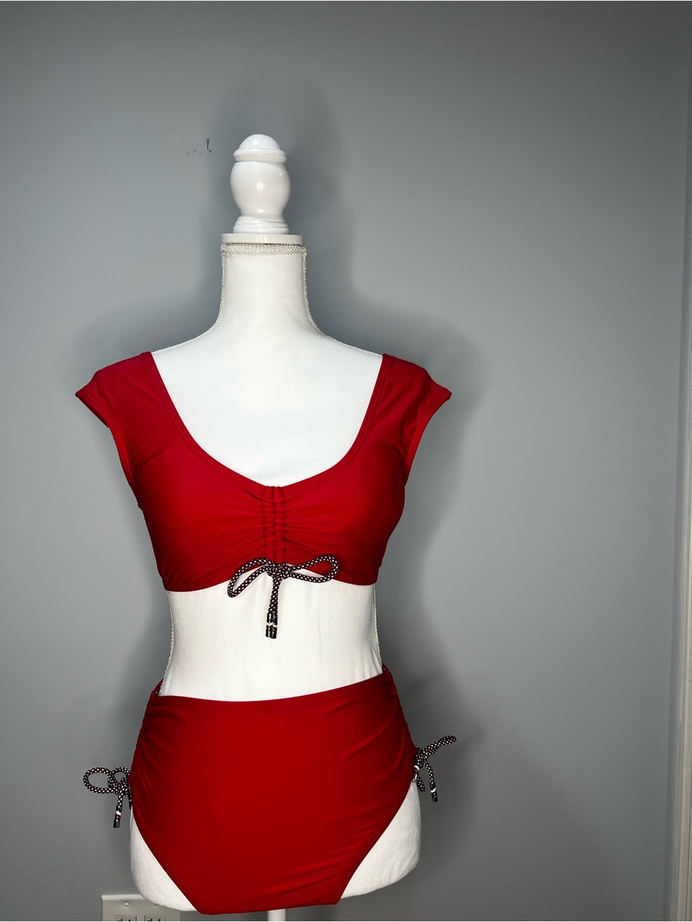 Tommy Hilfiger Red Two-Piece Bikini Set